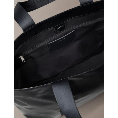 Henkeltasche CALVIN KLEIN JEANS "ULTRALIGHT WATER REPELLENT TOTE", Damen, Gr. B/H/T: 52cm x 33cm x 15cm, schwarz, Polyester, glänzend, unifarben, Taschen, Shopper, große Umhängetasche, Einkaufstasche, Schultertasche