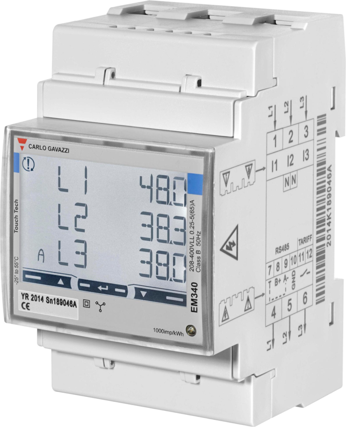 Compteur Énergétique Triphasé Power Boost Em 340 Pour Wallbox