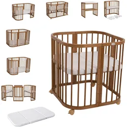 BABYBETT VINTAGE, 7in1 mit Matratze