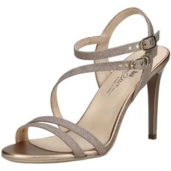 Pumps NERO GIARDINI "Nero Giardini Sandalen Lederimitat", Damen, Gr. 37, beige, Lederimitat, Schuhe Pumps