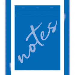 Calligraphe 5x Notizblock A4 50Bl kariert 60g- Hellblau 15354C