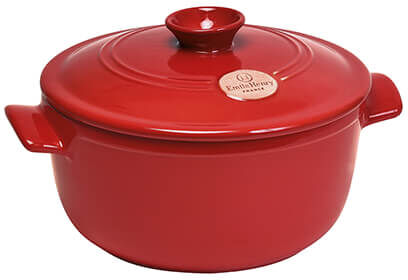 Emile Henry Burgundy 2.5L Casserole