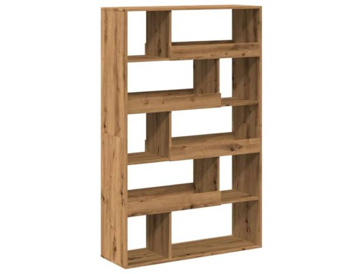 HKTMGDNG Raumteiler Artisan-Eiche 100x33x156,5 cm Holzwerkstoff Regal Vielseitiges Standregal mit 10 offenen Fächern für Wohnzimmer und Schlafzimmer. Pflegeleichte Oberfläche in Holzoptik.