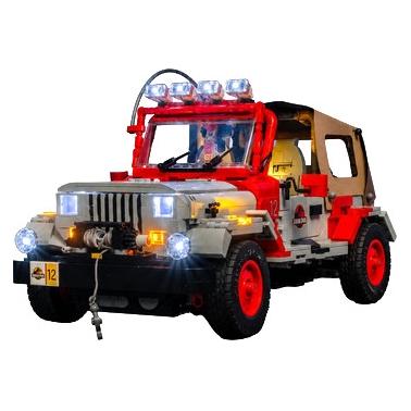 Light my bricks LMB 2.0 LED Licht Set für LEGO 77984 Jurassic Park - Jeep Wrangler (77984)