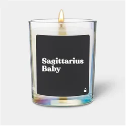 Chatty Candles, Duftkerzen, Duftkerze Flowery Sagittarius Baby
