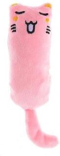 DynamicDeals Rustle Catnip Thumb Plush Toy For Indoor Cats And Kittens pink
