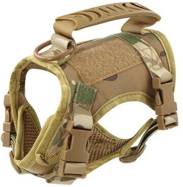 Uplift Essentials Tactical Escape Proof Cat Harness And Leash Set camouflage