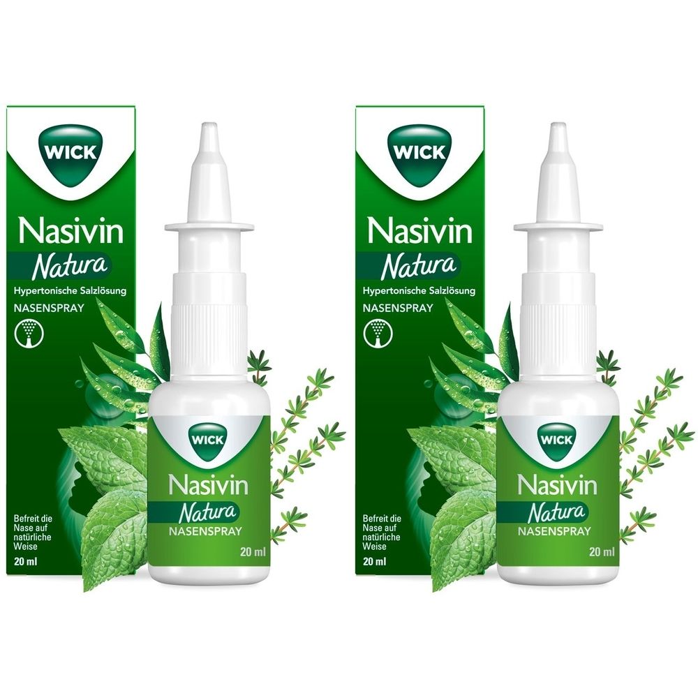 Wick Nasivin Natura Nasenspray x2 2x20 ml