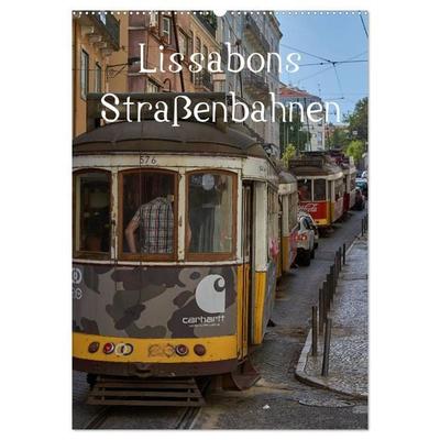 Lissabons Straßenbahnen (Wandkalender 2026 DIN A2 hoch), CALVENDO Monatskalender