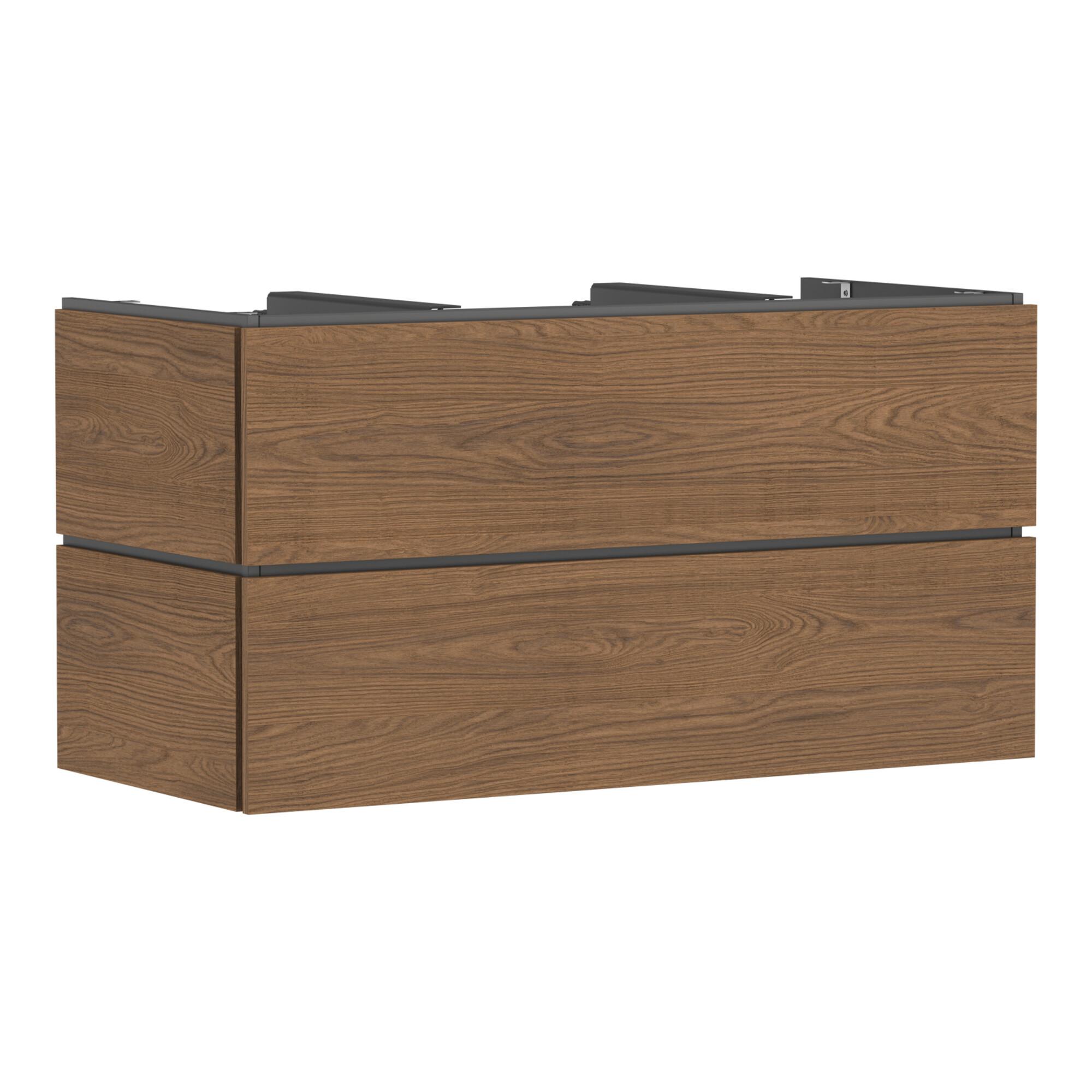 hansgrohe Waschtischunterschrank Xilesa E 2 SchKa. m PushO., 1180x550mm, Ei kasch (54304550)
