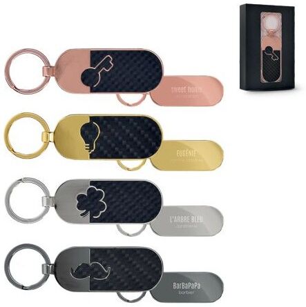 Porte-clés personnalisable métal cuivre