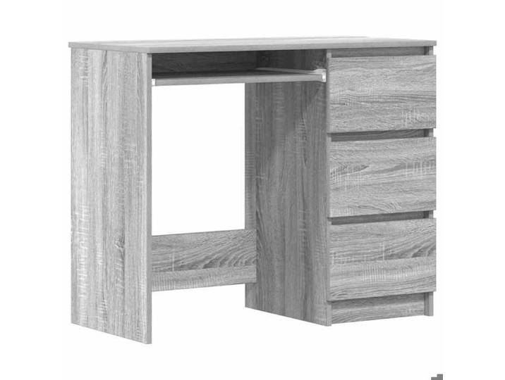 MGH - NEUF Bureau à domicile Table de travail sonoma gris - 90x45x76 cm Bois d'ingénierie ll491