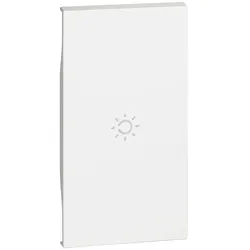 BTicino KW01M2A LivingNow 2M Tasten- abdeckung mit Symbol Licht White