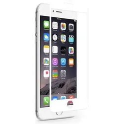 Moshi Glas-Folie iVisor Glass (1 Stk., Apple iPhone 6 Plus, Beafon M6s Plus), Smartphone Schutzfolie, Weiss