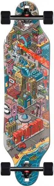 Longboard Komplettboard Madrid Weezer Drop-Thru (36" - Madrid City)