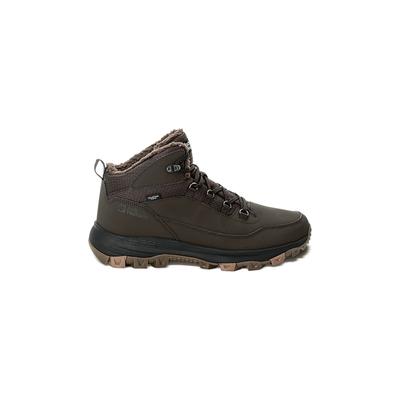Wanderstiefel JACK WOLFSKIN "EVERQUEST TEXAPORE MID M", Herren, Gr. UK8-EU42, Normalschaft, braun (cold, coffee), Obermaterial: Synthetik. Obermaterial 2: Textilmaterial. Futter: Polyester, Schuhe Wanderstiefel