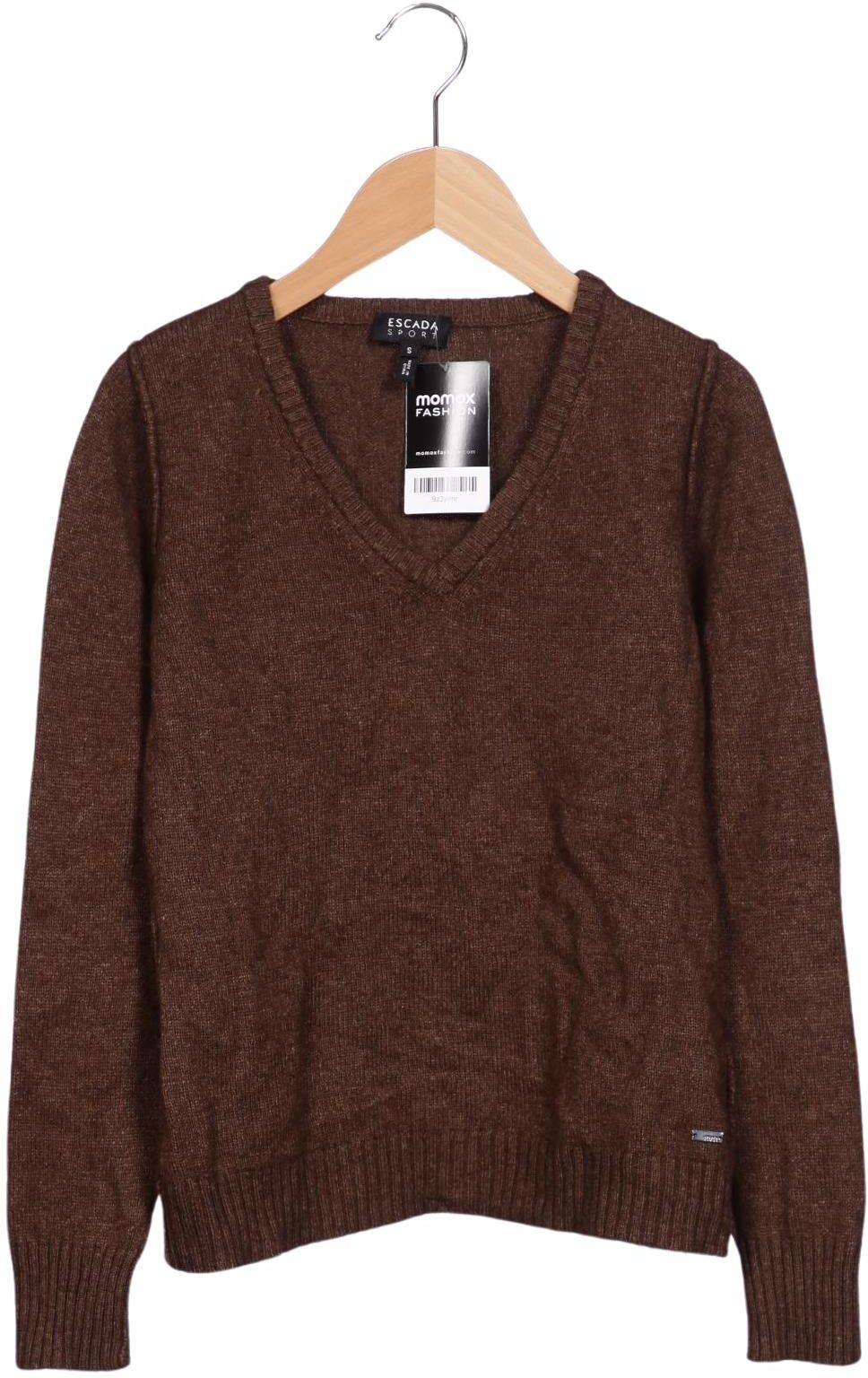Escada Sport Damen Pullover, Braun, Gr. S, Viskose / Synthetik / Schurwolle / Angorawolle - Second Hand