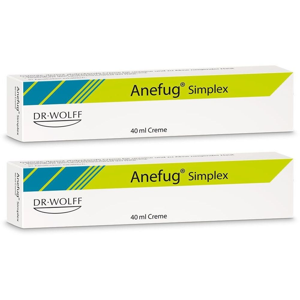 Anefug simplex Creme 2x 2x40 ml