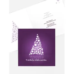 Weihnachtsgrußkarten geschäftlich selbst gestalten mit Spruch und Fotos im Onlinedesigner bei Meine-Kartenmanufaktur.de