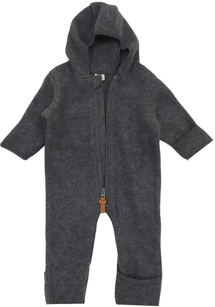 Höffner Merino Baby Overall  Wollfleece ¦ schwarz