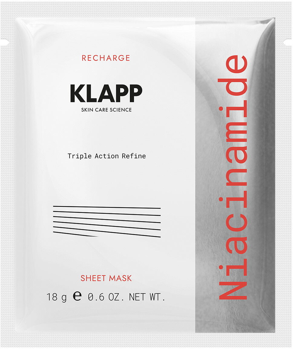 KLAPP Niacinamide Triple Action Refine Sheet Mask