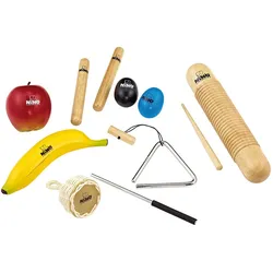 Nino Percussion NINOSET4 Kid's Percussion Set 9 Pcs. - Percussionset