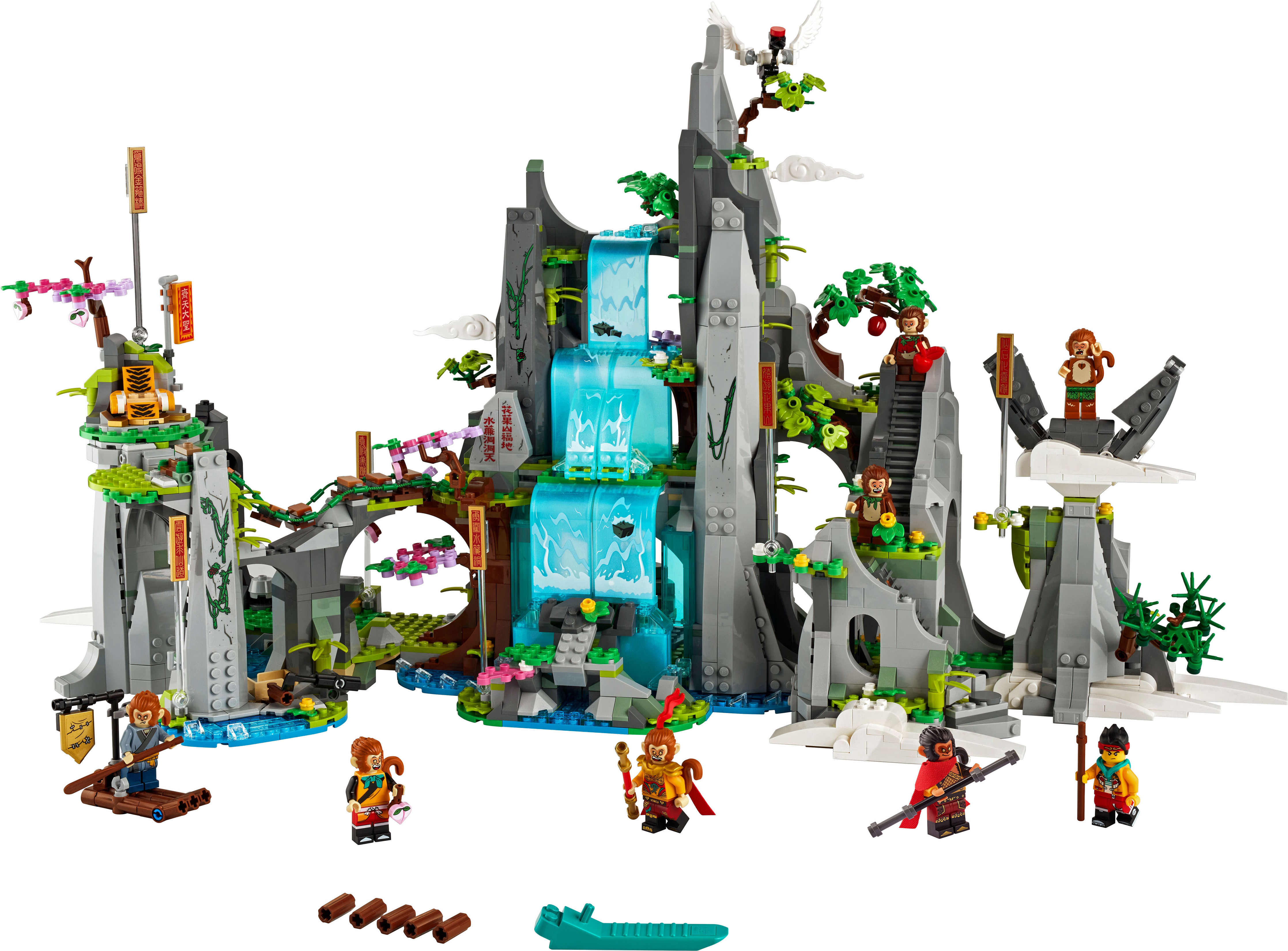 LEGO Monkie Kid Der legendäre Berg der Blumen und Früchte - 80024, Bausatz, 10 Jahr(e), 1949 Stück(e)
