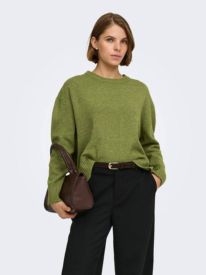 ONLY Pullover in Oliv - L