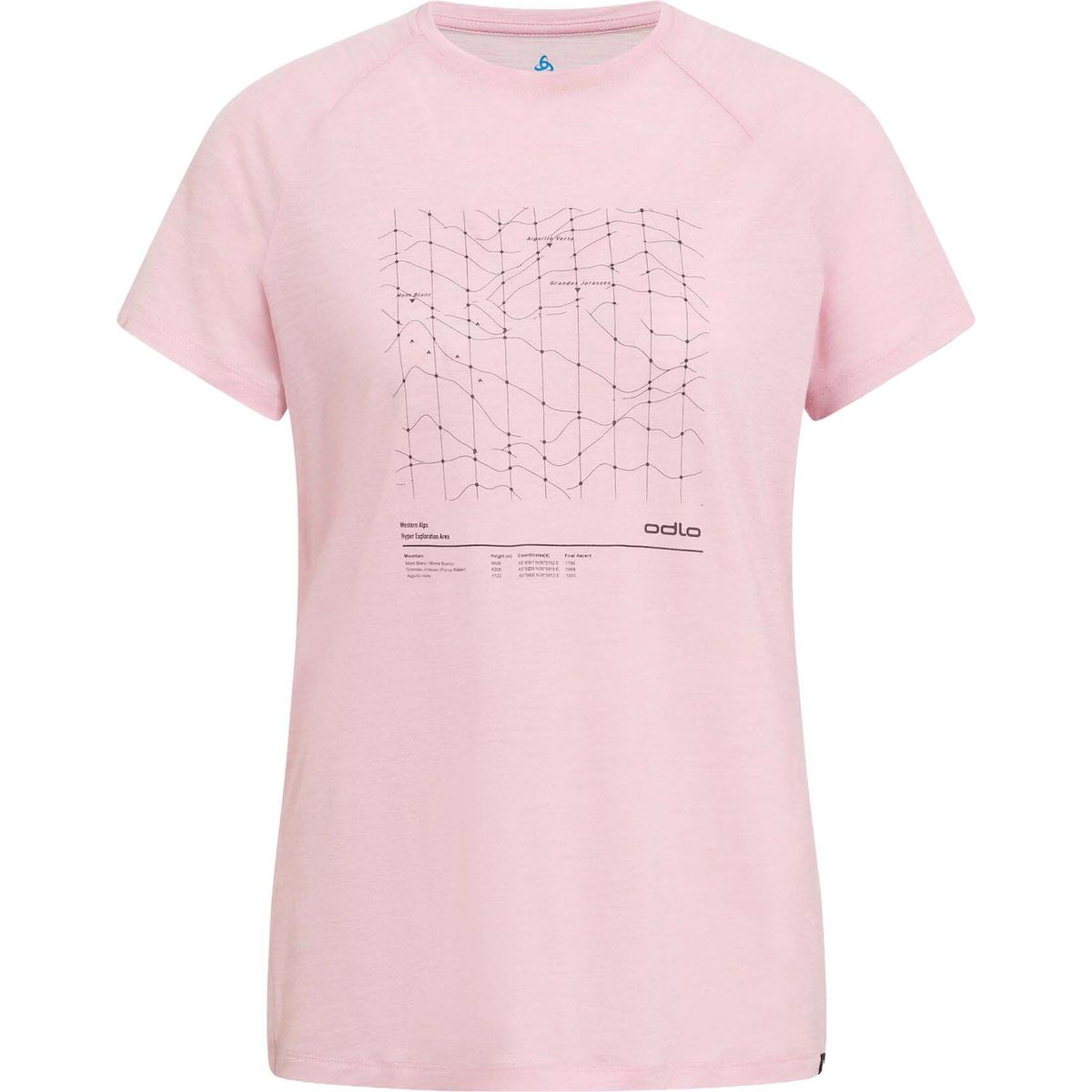Odlo Merino Tencel Hyper MAP hyper pink melange (30324) L 554811-30324-L