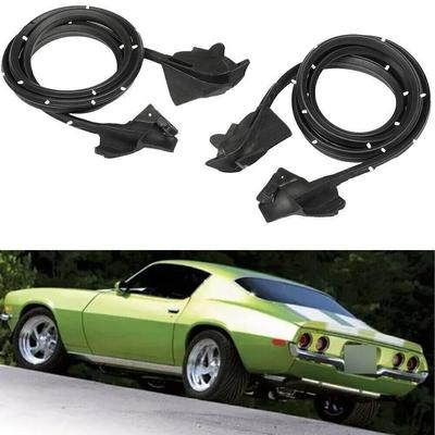 Rubber Door Weatherstrip Seals For Camaro Firebird Trans Enhanced Fit & Durability Rubber Door Weatherstrip Seals For Camaro Firebird Trans Enhanced Fit & Durability