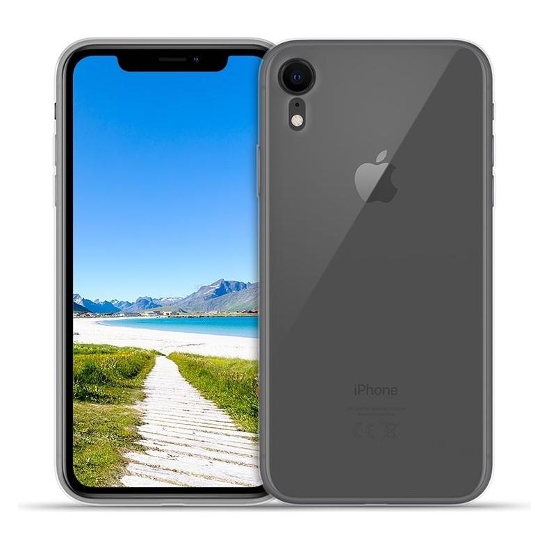 Wave silikonisuojus iPhone XR, läpinäkyvä (Apple iPhone XR) (WAVE-SILICON-IPXR-T)