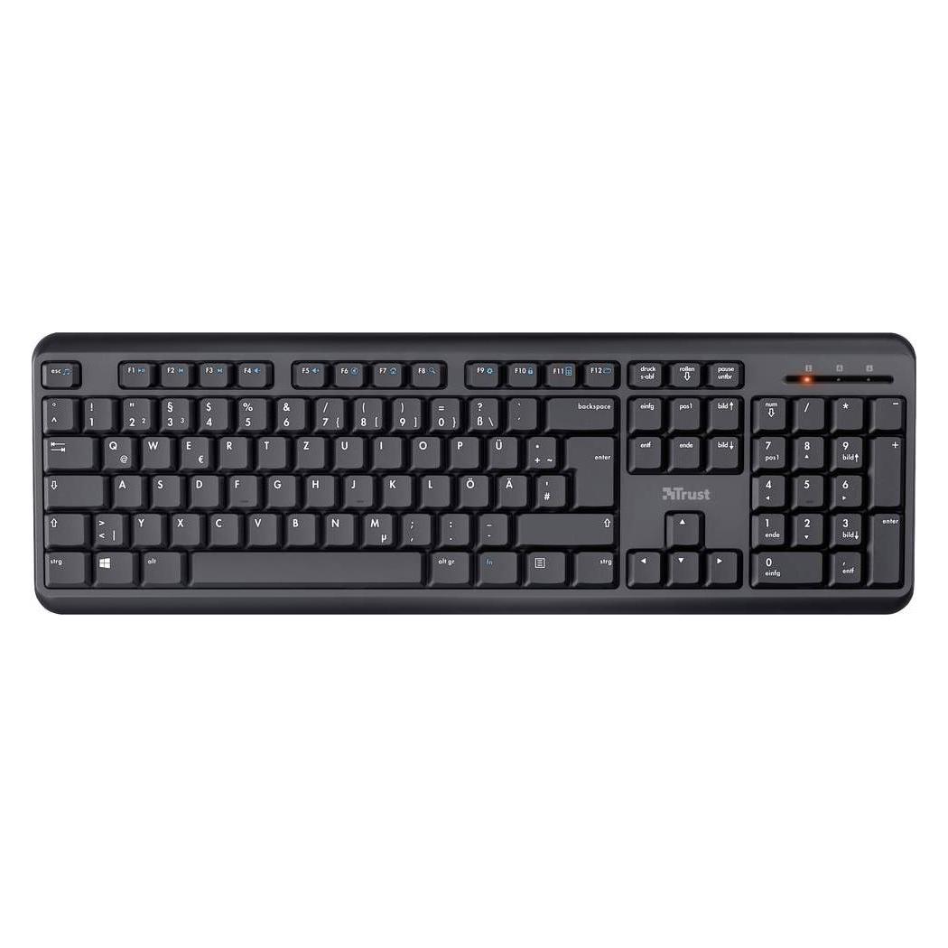Trust TK-350 Tastatur (DE, Kabelgebunden) (24415)