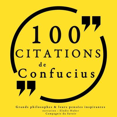 100 citations de Confucius - Confucius, Audio, 9782821105560