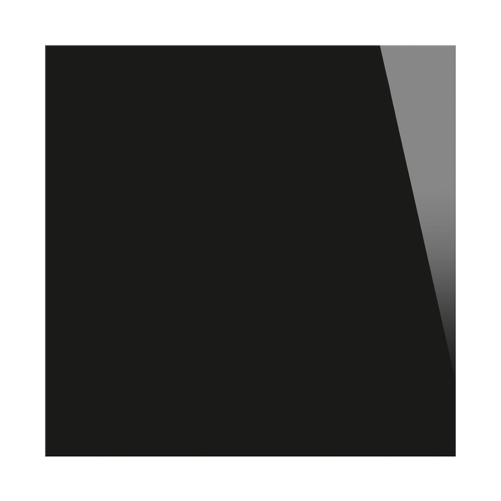 Be!Board® Glas-Magnettafel 45,0 x 45,0 cm schwarz B1101