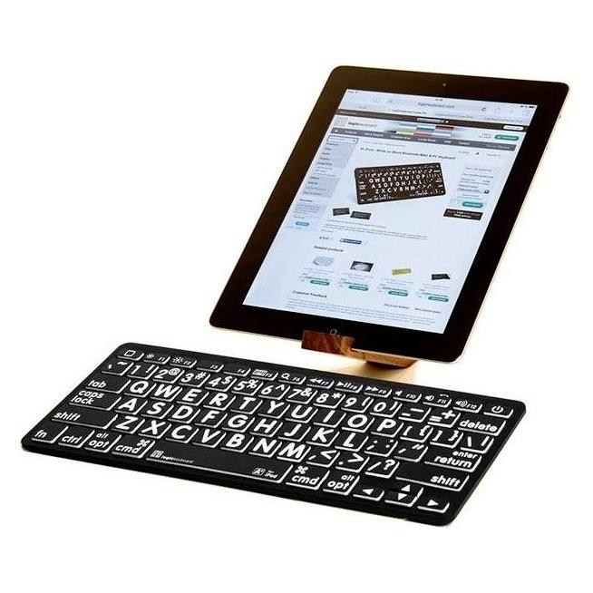 Logickeyboard LargePrint (DE, Kabellos) (LKB-LPWB-BTPC-DE)
