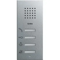 Gira Wohnungsstation Freisp. Aufputz alu 125026