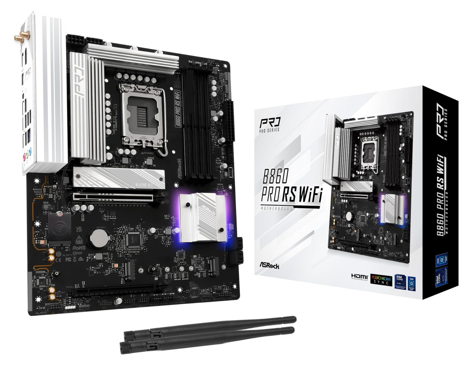 ASRock B860 Pro RS WiFi Motherboard