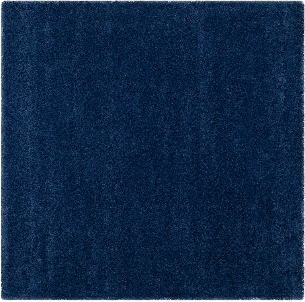 Ebern Designs Ariyah Area Rug Navy Square 91cm
