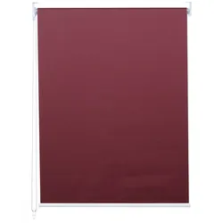 Décoshop26 - Verdunkelungsrollo für Fenster Sonnenschutz seitliche Bedienung 70 x 230 cm blickdicht bordeauxrot 04_0004552