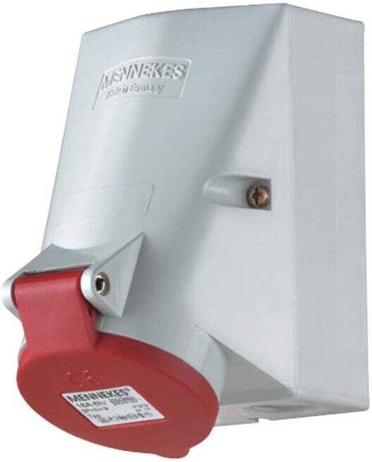 Mennekes Prise murale TwinCONTACT 16A, 4p, 6h, 400V, IP44 418 (418)