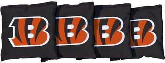 Skip's Garage Cincinnati Bengals NFL Football Black Cornhole Bags