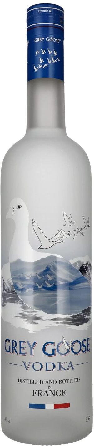 Grey Goose Vodka 40% Vol. 6l + LED Sticker