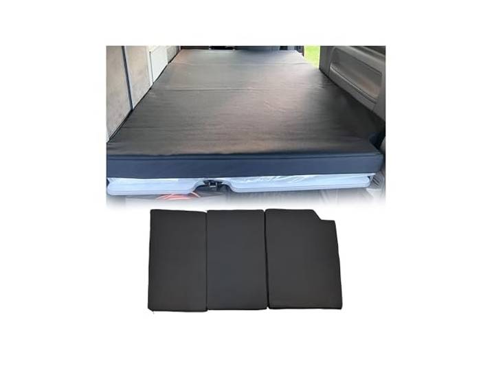 OMAC Klappmatratze für VW T4 T5 T6 California 2003-2015 194x114 Schwarz Faltbar, Schwarz, Schlafauflage, fahrzeugspezifisch