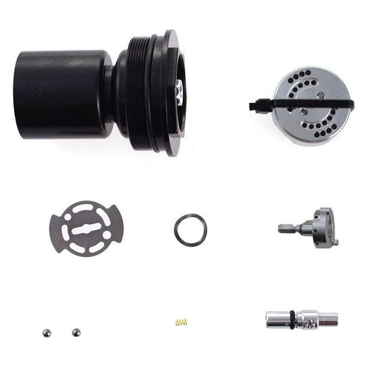 Fox Service Set: 2021 38 FIT4 E-Bike Topcap Assy, Remote, Black Ano, U-Cup, 2 Pos Adj, PTL FK (820-05-653-KIT)