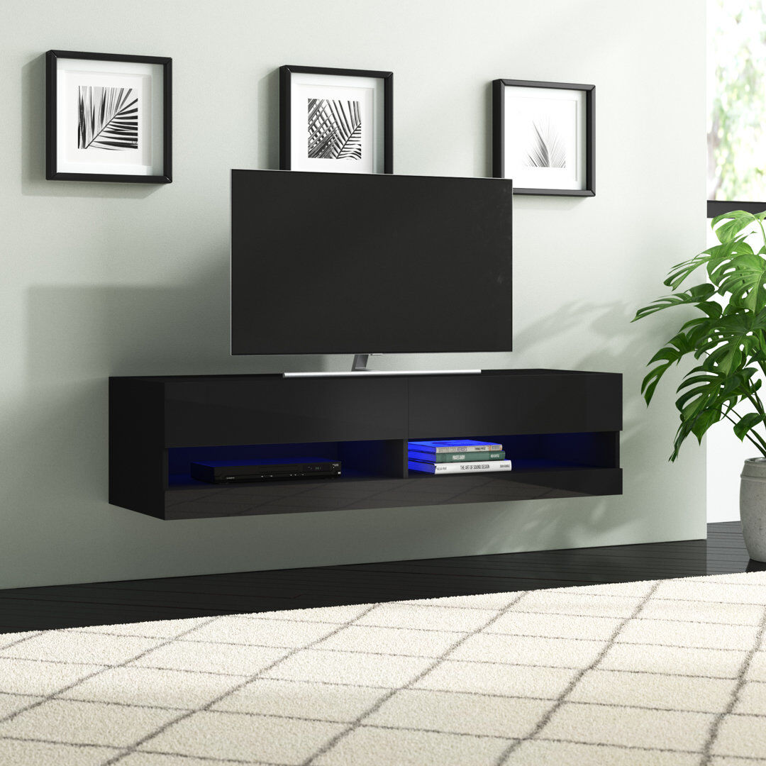 Zipcode Design Allon TV Stand for TVs up to 55" Black 55"