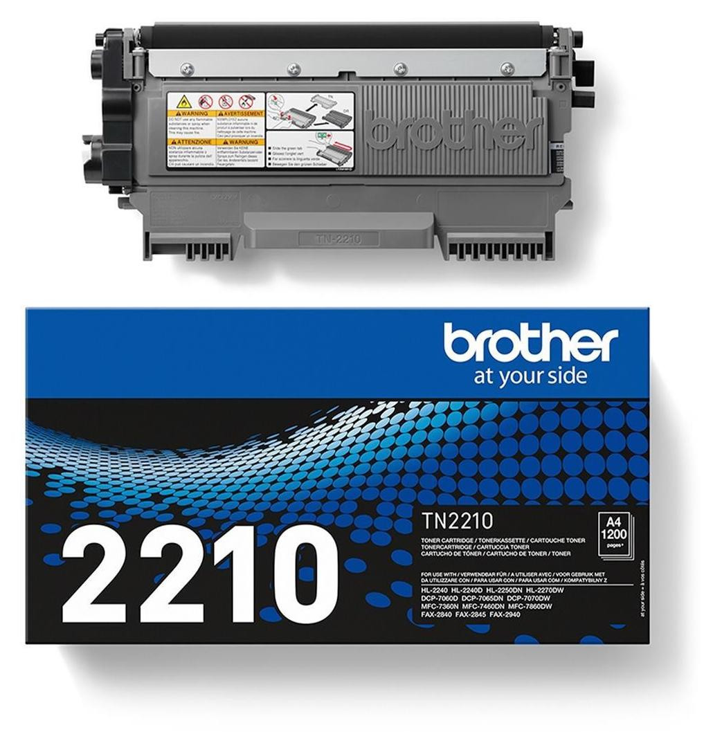 Brother TN-2210 tonercartridge, zwart