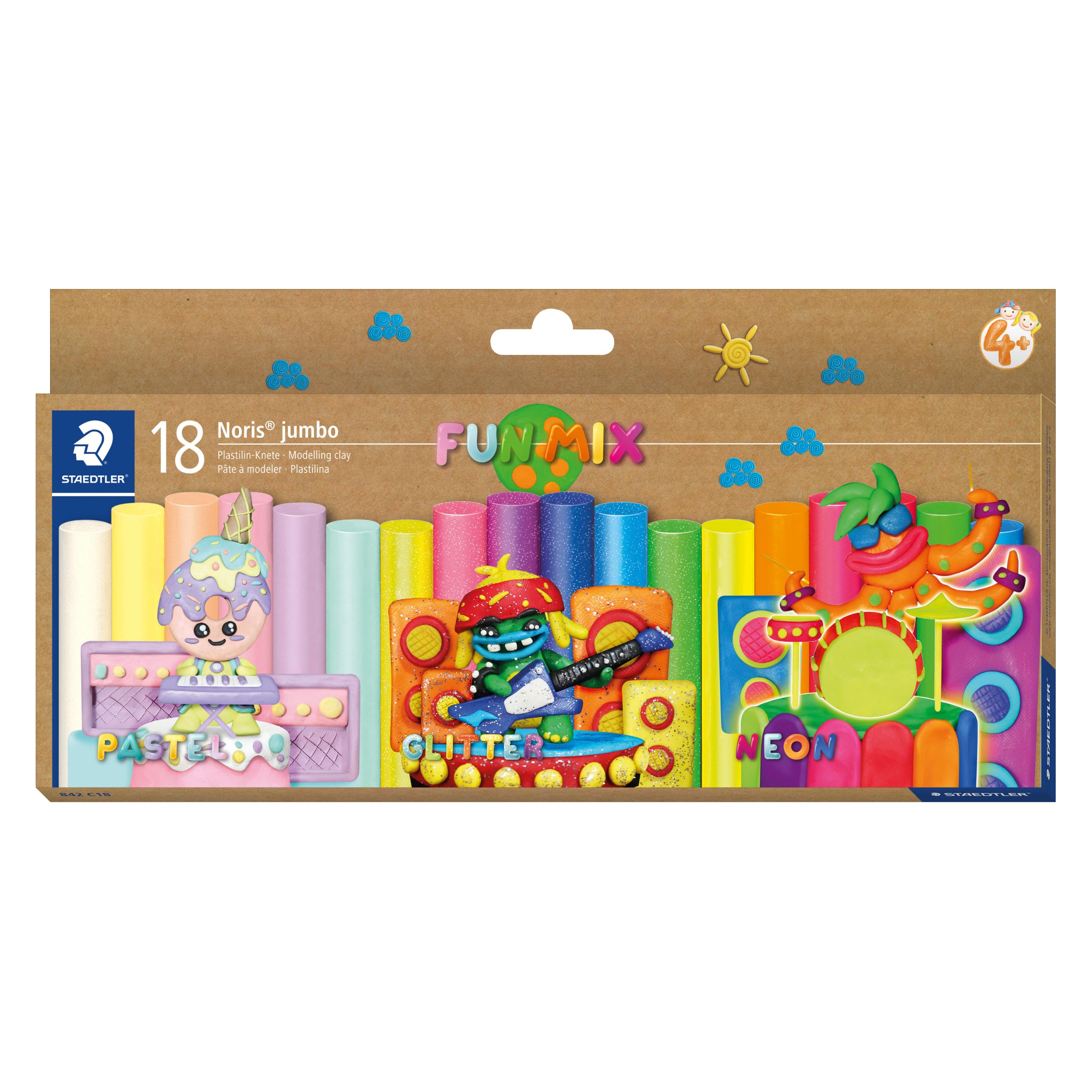 Staedtler Plastilin-Knete Noris Jumbo C18 (842 C18)