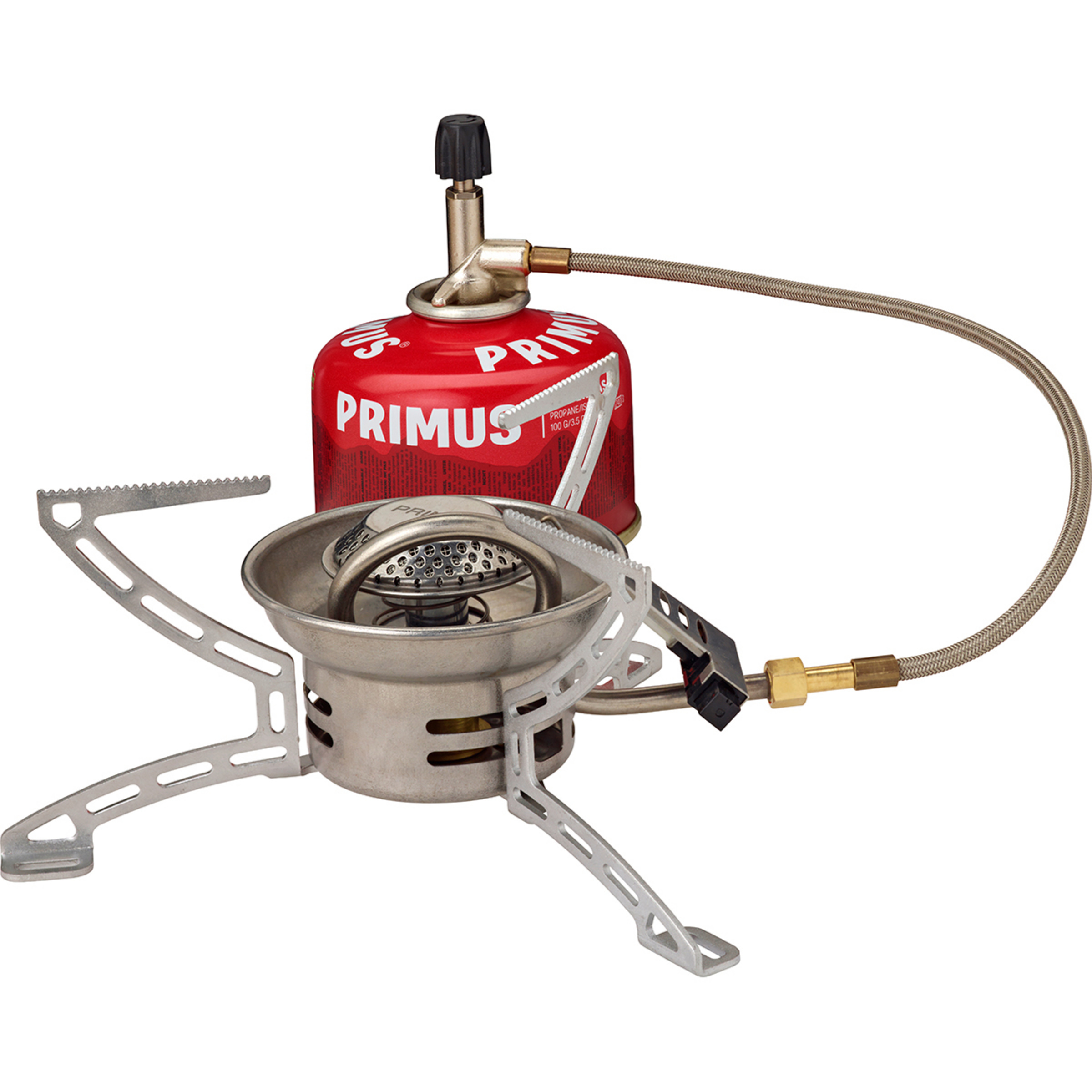 Primus EasyFuel II Piezo Kocher Campingkocher silber Camping