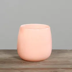 Vase (H 15 cm) - orange - H 15 cm
