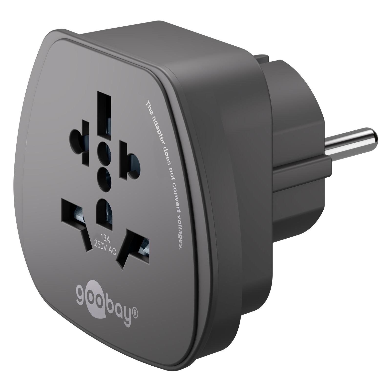 Goobay Reiseadapter Schutzkontaktstecker (94026)